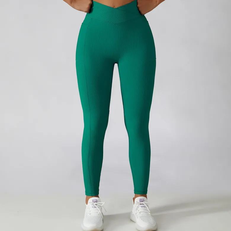 WTWM Athlethe Ribbed Seamless Tights