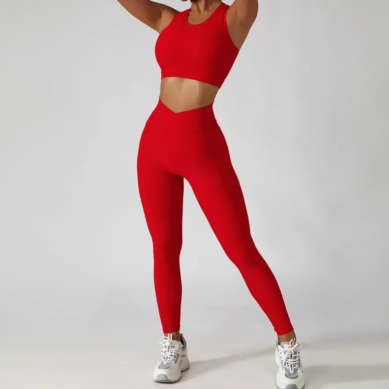 WTWM Athlethe Ribbed Seamless Tights