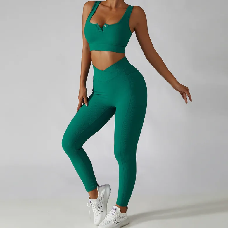 WTWM Athlethe Ribbed Seamless Tights