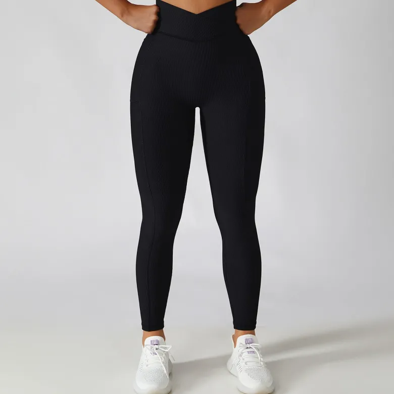 WTWM Athlethe Ribbed Seamless Tights