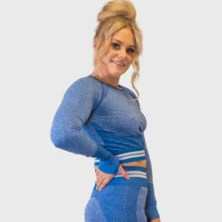 WTWM Miss Retro Crop Top Long Sleeve