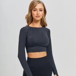WTWM Soft Rebirth Crop Top Long Sleeve